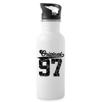 29TH BIRTHDAY 1997 COLLEGE ORIGINAL 97 - Water bottle with straw - white - Right