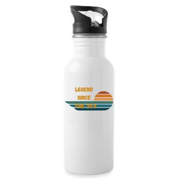 70's Baby - Water bottle with straw - white - Right