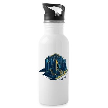 Drawing board - Water bottle with straw - white - Right