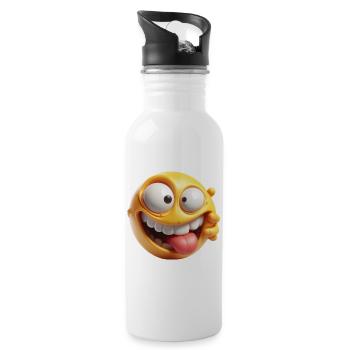 XXXIX - Water bottle with straw - white - Right