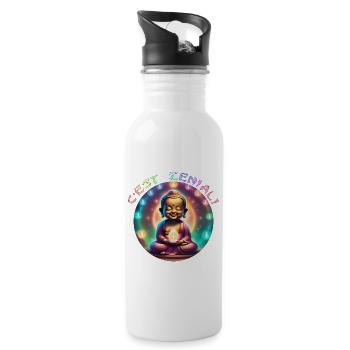 It's Zenial - Water bottle with straw - white - Right
