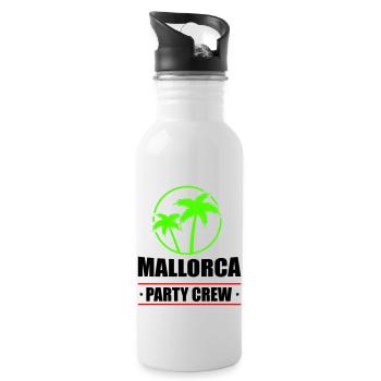 Rimini Party Crew - Gourde avec paille intégrée - blanc - Droite