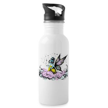 Dream Fairy - Water bottle with straw - white - Right