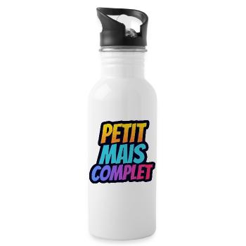 Petit mais complet - Trinkflasche mit integriertem Trinkhalm - Weiß - Rechts