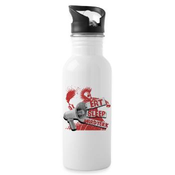 Hardtekk Tekke East Germany - Water bottle with straw - white - Right