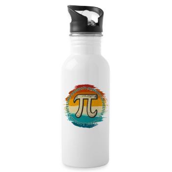 T-shirt emblème Pi Spectrum - Gourde avec paille intégrée - blanc - Droite