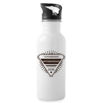 Shenanigans 2026 Badge design - Water bottle with straw - white - Right