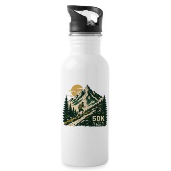 Trail Running - Ultra Trail - Water bottle with straw - white - Right