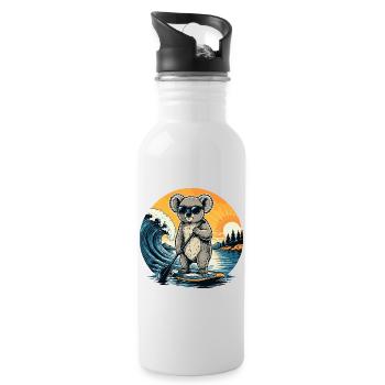 Paddleboard Koala SUP Paddleboard Stand Up paddle - Gourde avec paille intégrée - blanc - Droite