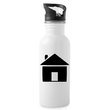 House - Water bottle with straw - white - Right