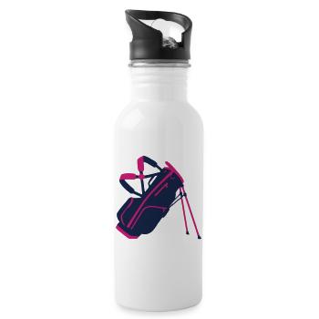 Golf Bag Equipment Icon - Water bottle with straw - white - Right