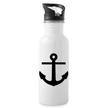 Anchor - Water bottle with straw - white - Right
