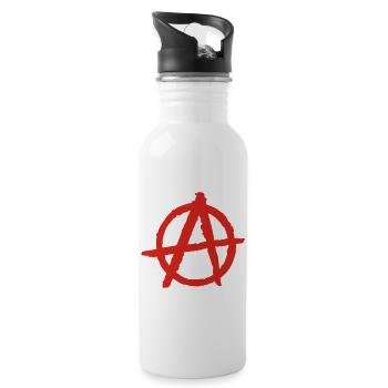 anarchy - Water bottle with straw - white - Right