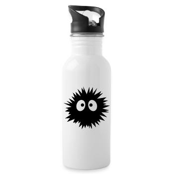 Wusel | Explosion | Monster | Boom - Water bottle with straw - white - Right