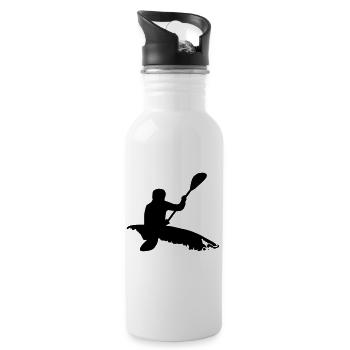 Whitewater kayaking - Water bottle with straw - white - Right