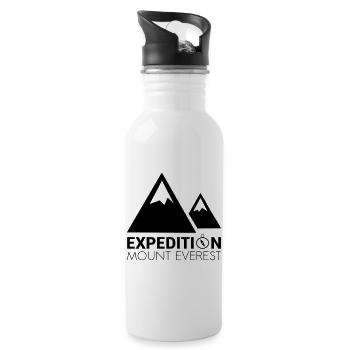 Expedition Mount Everest - Water bottle with straw - white - Right