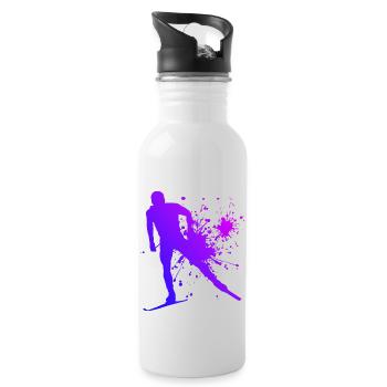 Ski de fond Classic Ski de fond Masculin Classic - Gourde avec paille intégrée - blanc - Droite