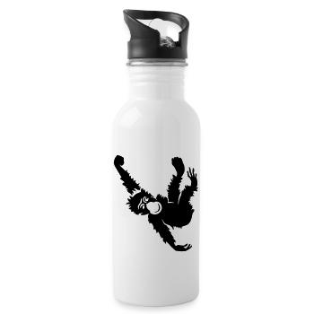 ape - Trinkflasche mit integriertem Trinkhalm - Weiß - Rechts