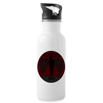 Hanged Angel - Water bottle with straw - white - Right