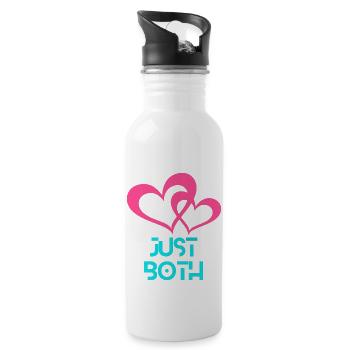 Just you and me - Water bottle with straw - white - Right