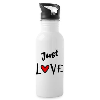 ALLES GUTE ZUM GEBURTSTAG. ALLES GUTE ZUM GEBURTSTAG. JAHRESTAG. - Trinkflasche mit integriertem Trinkhalm - Weiß - Rechts
