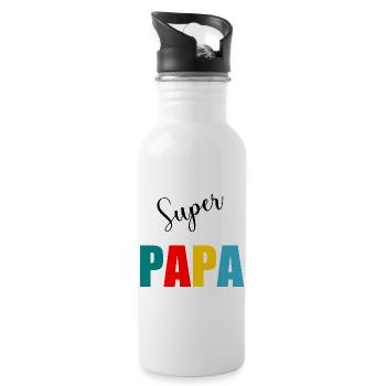 CHRISTMAS. YEAR. ANNIVERSARY. RETIREMENT. DAD. MAMAM. - Water bottle with straw - white - Right