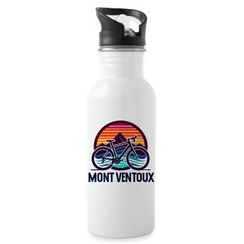 MONT VENTOUX The conquest of Mont Ventoux - Water bottle with straw - white - Right