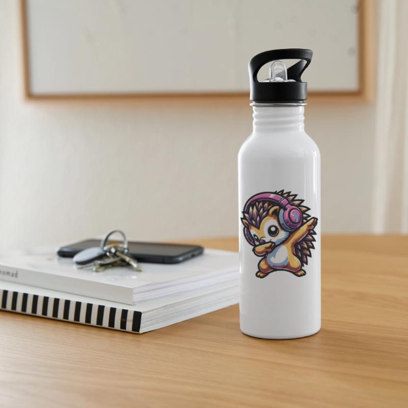 Dabbing Hérisson Gourde avec paille intégrée