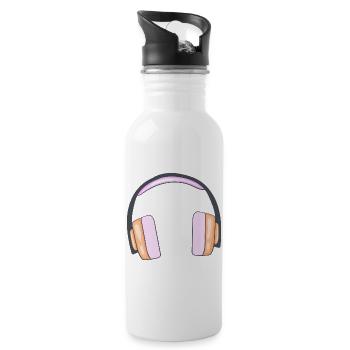 Fashionable Hearing Aids: Sound and Style in Perfecta S - Water bottle with straw - white - Right