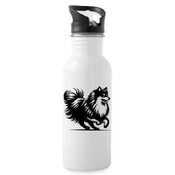Sharp - Water bottle with straw - white - Right