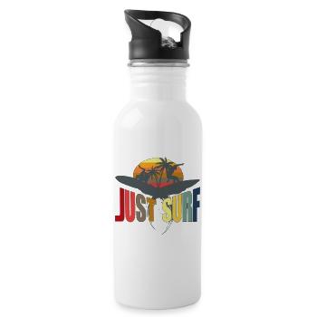 surf - Water bottle with straw - white - Right