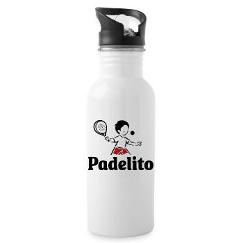 Padelito 3 - Trinkflasche mit integriertem Trinkhalm - Weiß - Rechts