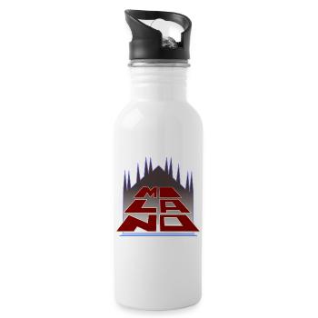 Logo Milano von Cean 2025 - Trinkflasche mit integriertem Trinkhalm - Weiß - Rechts
