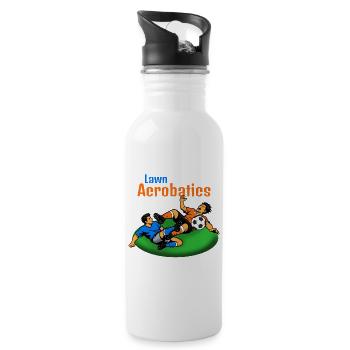 Lawn Acrobats Soccer Acrobats (Blood Slide) - Water bottle with straw - white - Right