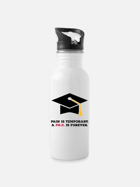 phd - Gourde avec paille intégrée - blanc