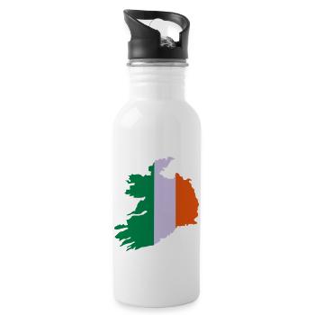 Ireland - Water bottle with straw - white - Right