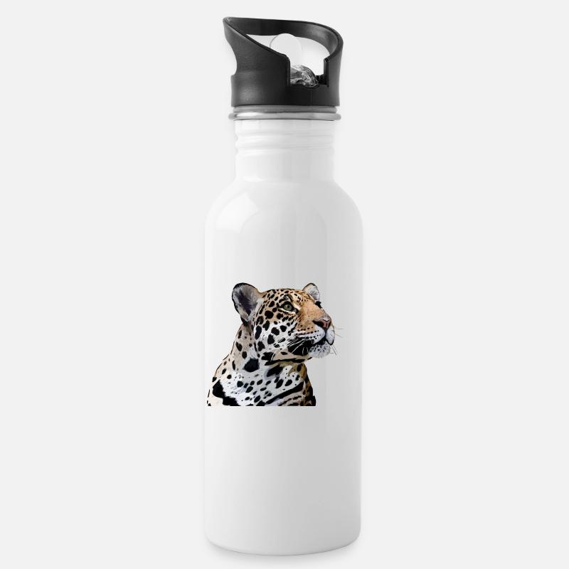 Jaguar - Gourde avec paille intégrée - blanc