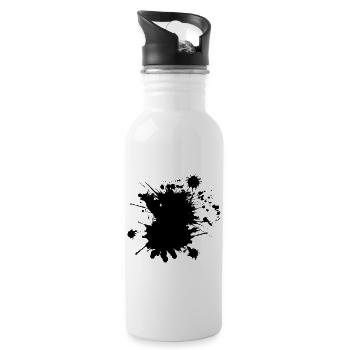 Artist street logo - Water bottle with straw - white - Right