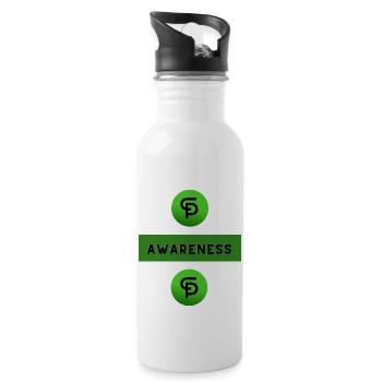 CP awareness - Water bottle with straw - white - Right