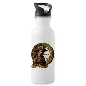 Live - Water bottle with straw - white - Right