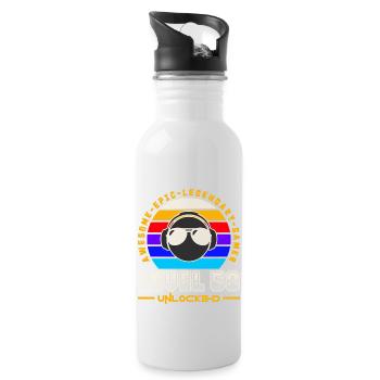Level 58 - Water bottle with straw - white - Right