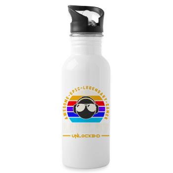 Level 57 - Water bottle with straw - white - Right