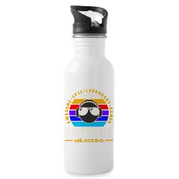 Level 61 - Water bottle with straw - white - Right