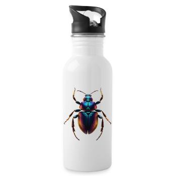 Prow - Water bottle with straw - white - Right