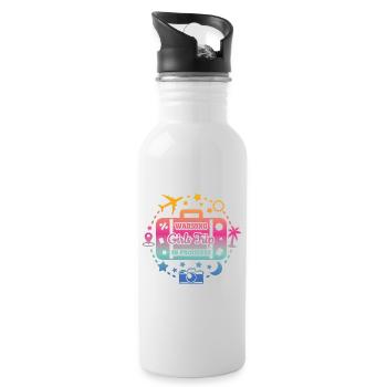 Girl Weekend Girls Trip In Progress - Trinkflasche mit integriertem Trinkhalm - Weiß - Rechts