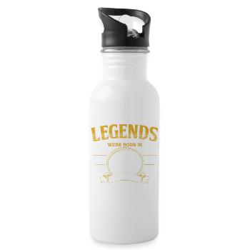 Anniversaire 2006 Vintage Legends Premium - Gourde avec paille intégrée - blanc - Droite