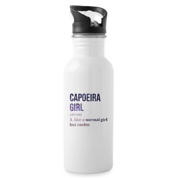 Capoeira - Gourde avec paille intégrée - blanc - Droite