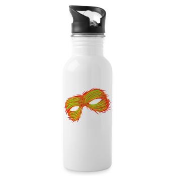 Mask: Focus on mysticism - Water bottle with straw - white - Right