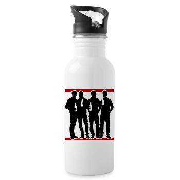 Junggesellenabschied Party Feiern Jga - Trinkflasche mit integriertem Trinkhalm - Weiß - Rechts