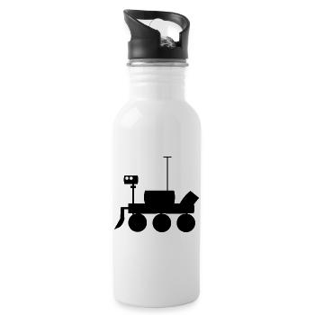 Mars Explorer Vehicle - Water bottle with straw - white - Right